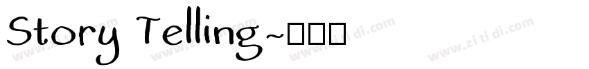 Story Telling字体转换